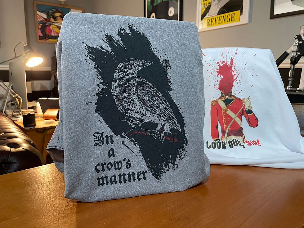 Thumbnail: Look Out, Sir! Crow T-shirt