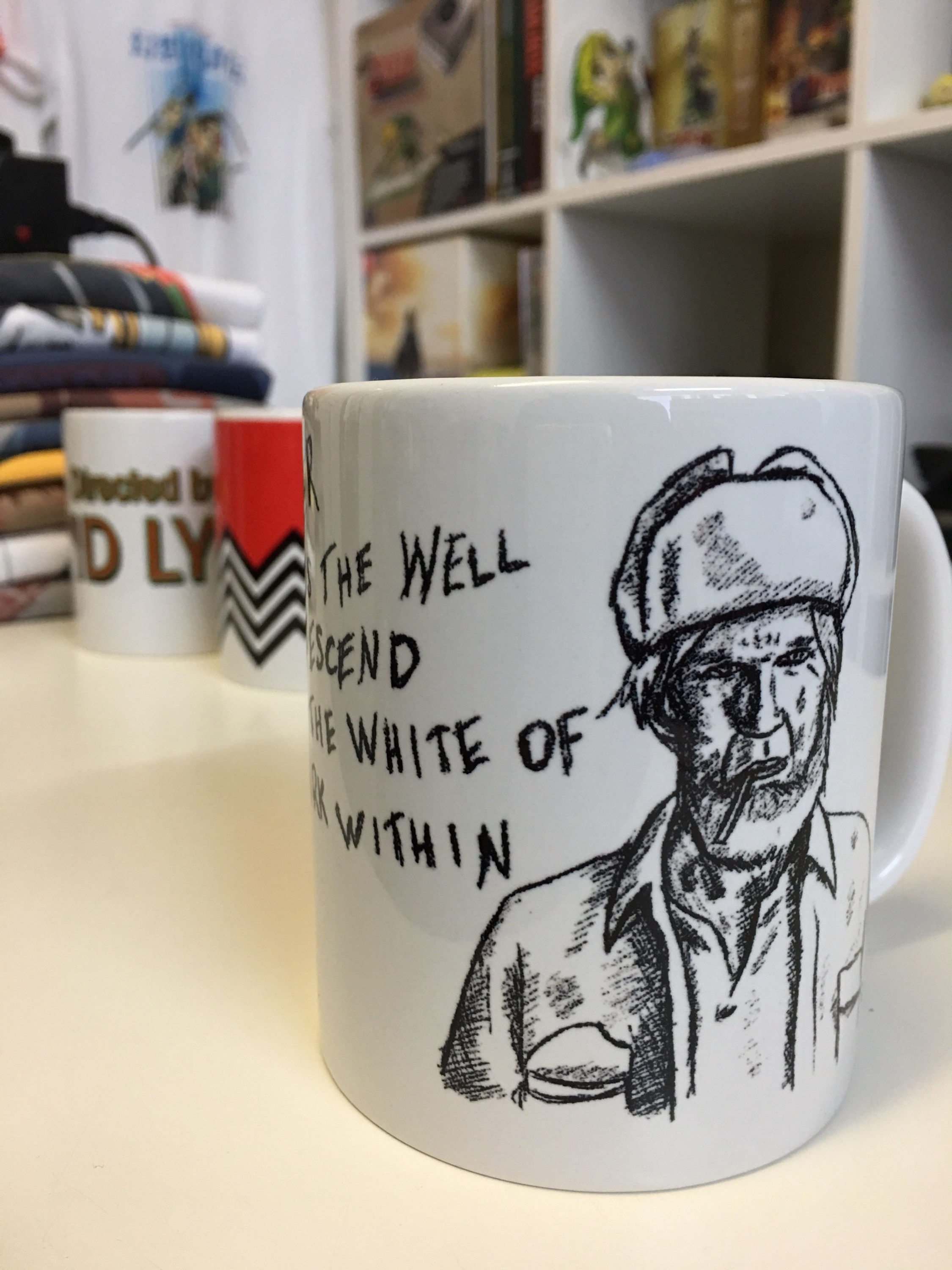 Twin Peaks "This Is The Water, This Is The Well" Sketch Mug -David Lynch Creepy