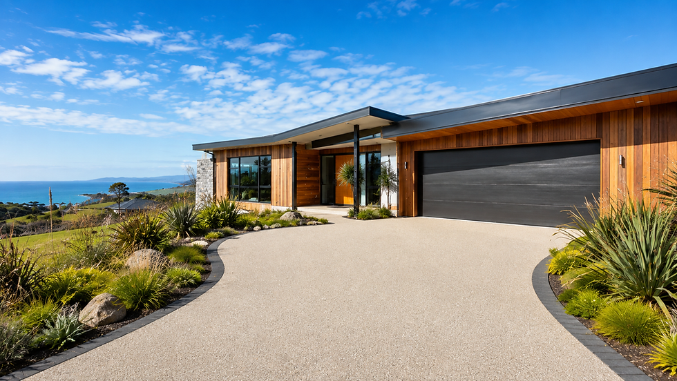 Resin bound driveway in Auckland