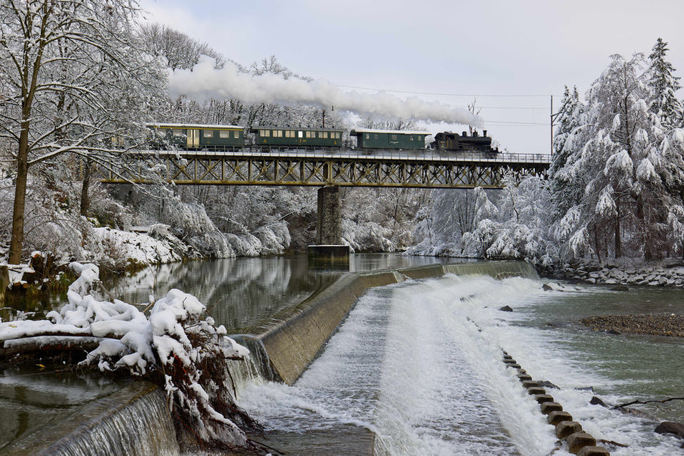 Historischer Dampfzug