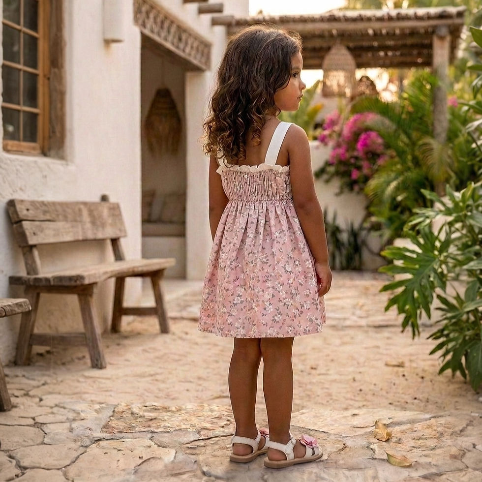 Thumbnail: Vestido para Niña de Algodón