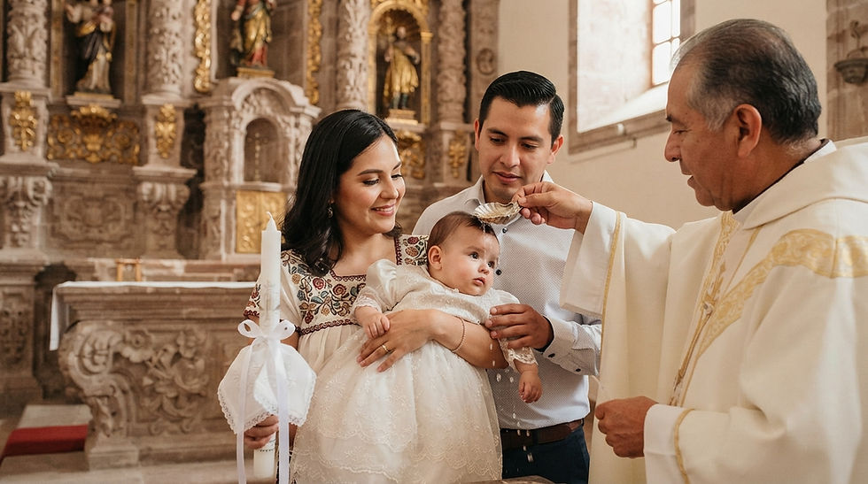 A qué edad se bautizan los bebés