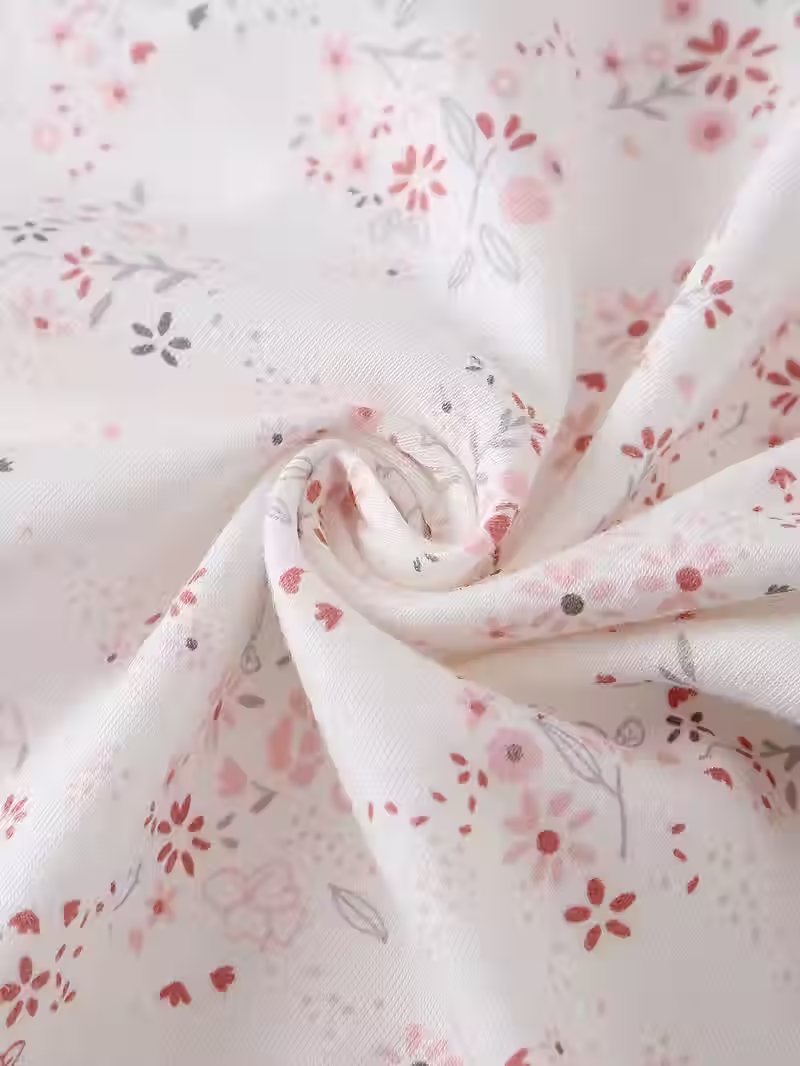 Miniatura: Pajama Mameluco para Bebé Niña de Algodón 100% con Pie y Manga Larga