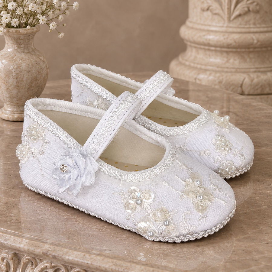 zapatito para bautizo nina