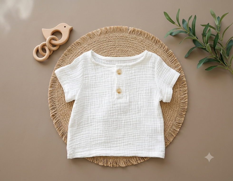 Miniatura: Traje para Bebé de Algodón 100% con Camisa Blanca y Pantalón a Cuadros