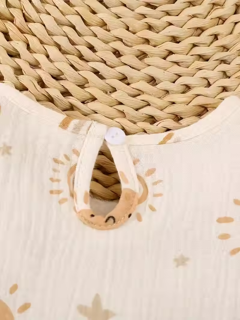 Miniatura: Conjunto de Verano para Bebé Niña 2 Piezas de Algodón Arrugado