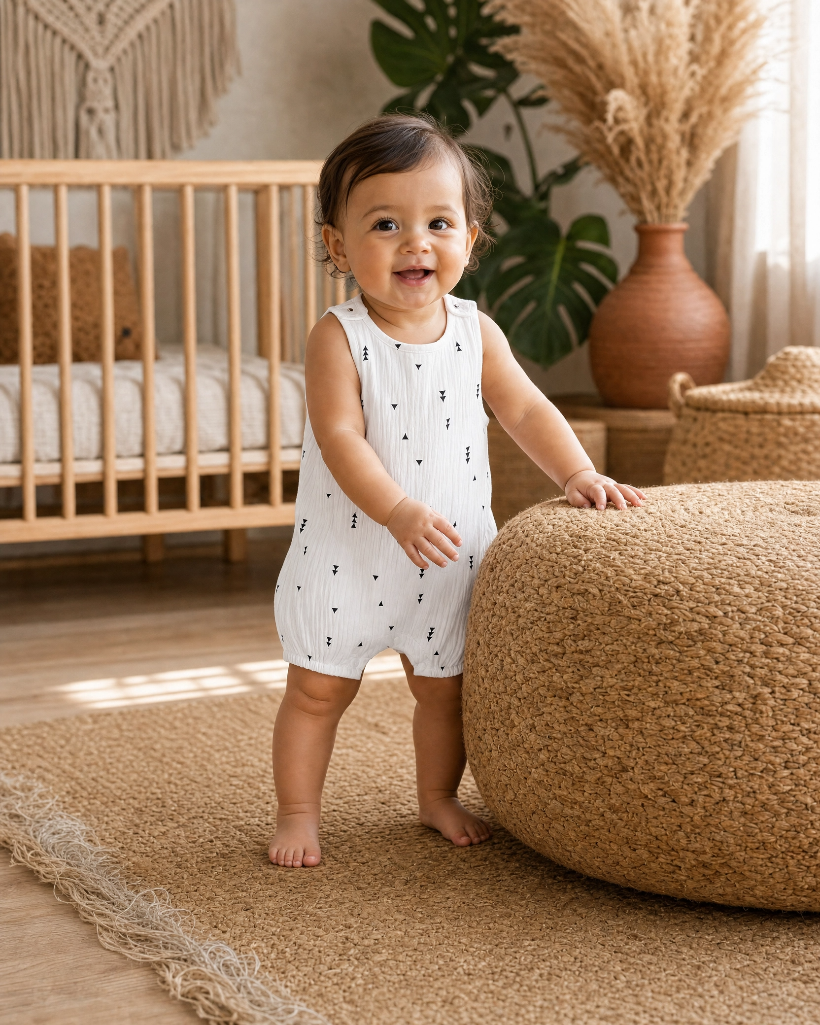 Romper Bebé Niño 100% Algodón con Diseño Moderno