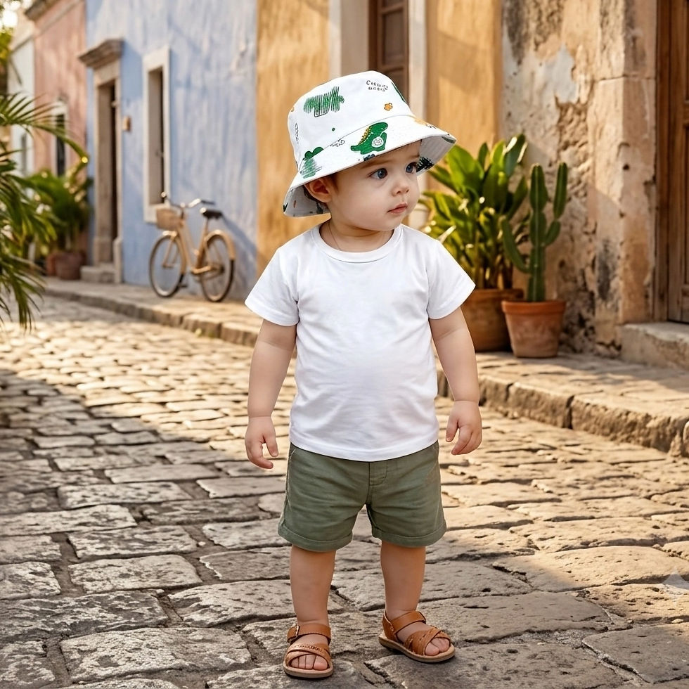 Thumbnail: Sombrero Bucket para Niño de Algodón