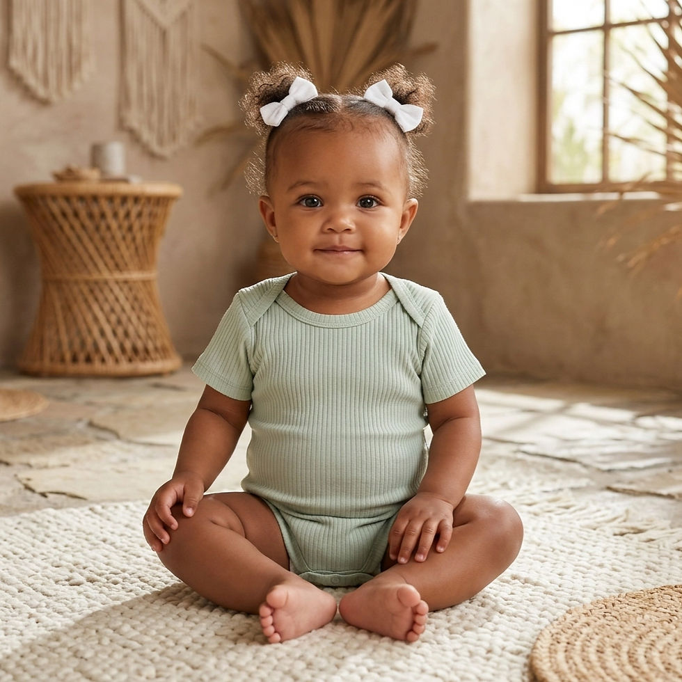 Pañalero para Bebé Verde - Body de Bebe de Algodón 100% Rib Unisex Manga Corta