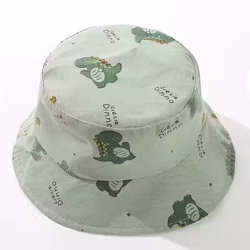 Miniatura: Sombrero Bucket para Bebé con Dinosaurios – Ligero, Fresco y Ajustable