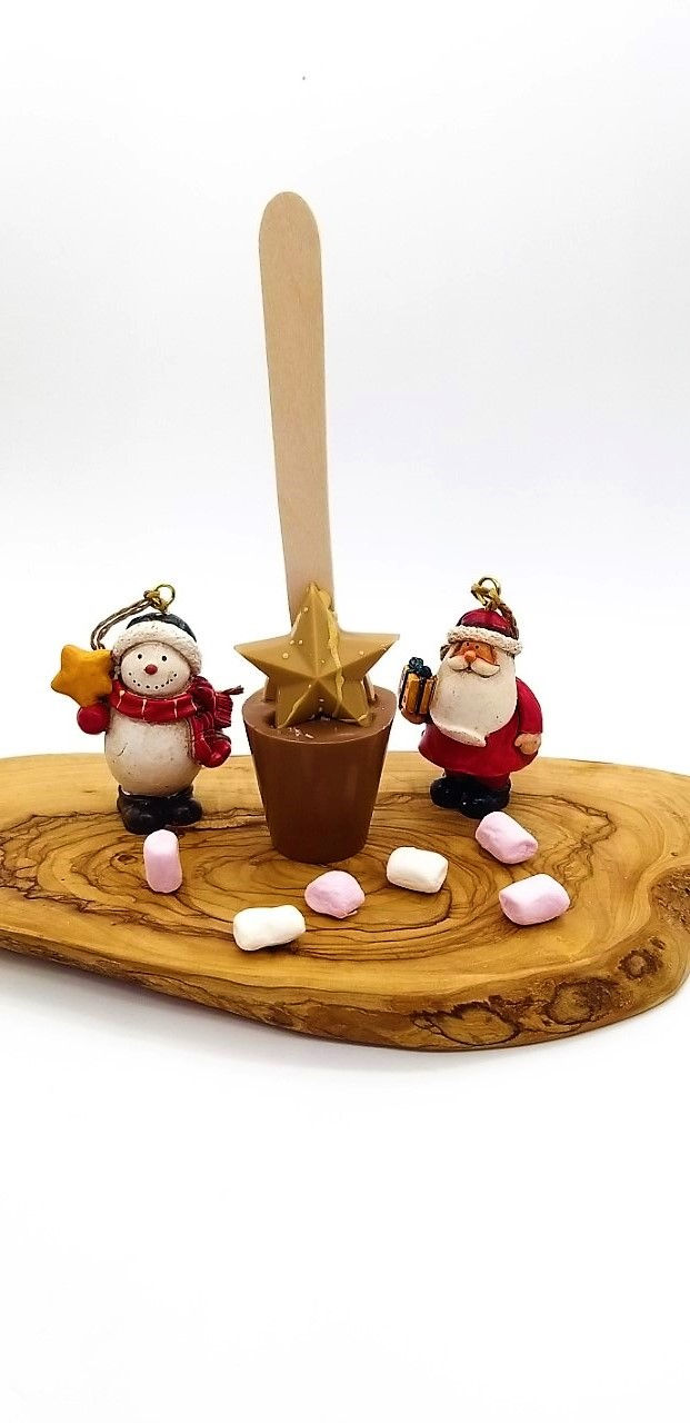 Milk/Salted Caramel Chocolate Christmas Star Spoonz