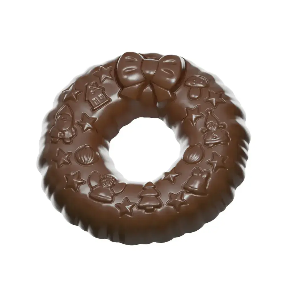 Chocolate Caramelised Almond Wreath