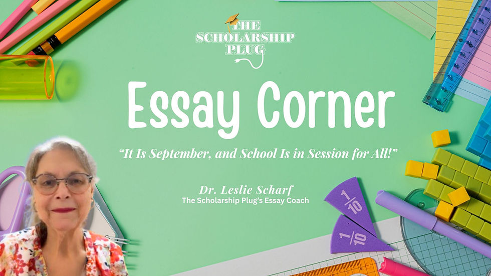 September: School Is in Session for All!