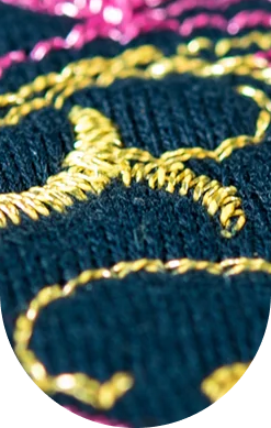 metallic thread example