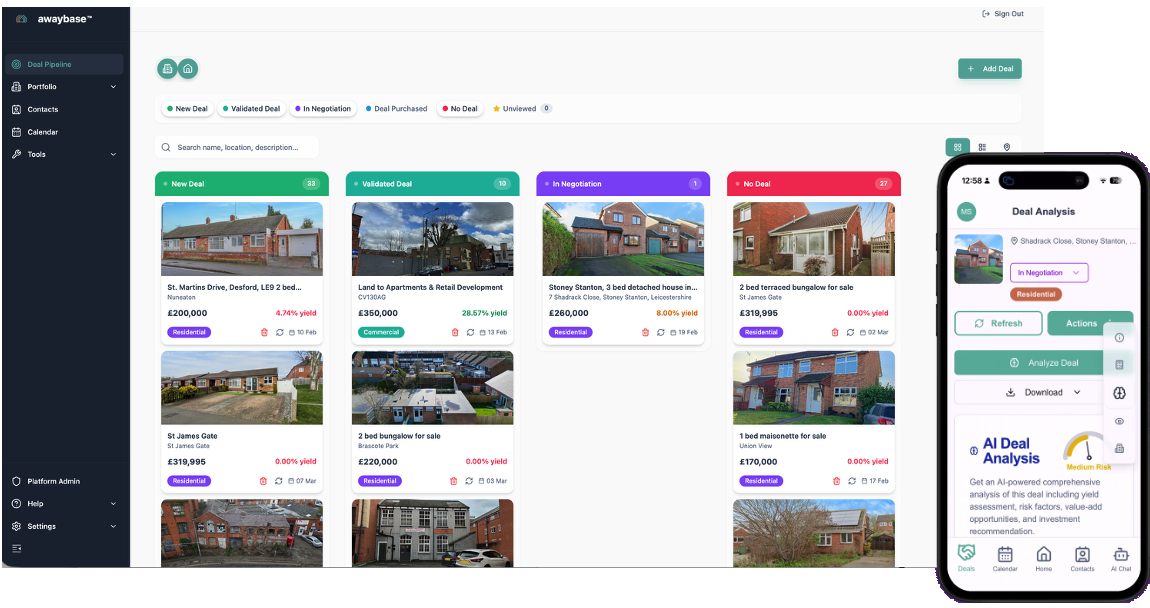 Awaybase Deal Pipeline