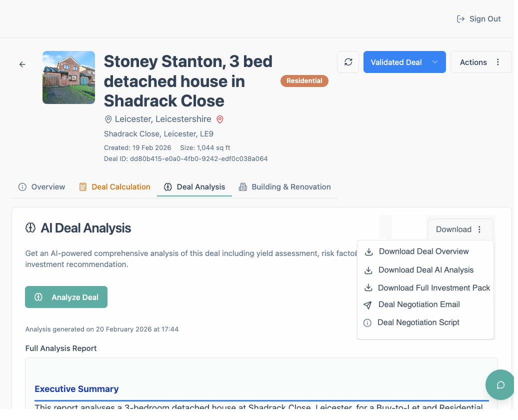 AI Deal Analysis and Negotiation Templates