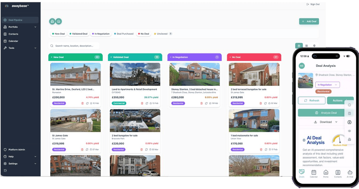 Awaybase Deal Pipeline