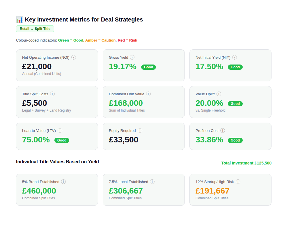 Split Title KPIs
