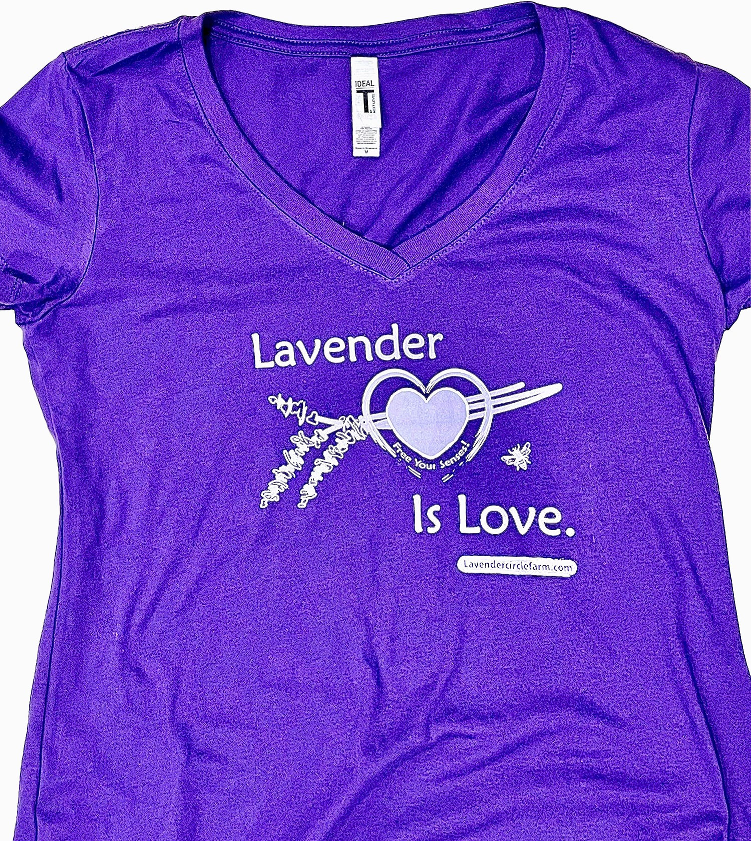 Lavender is Love V-Neck 'T' (Women's Fit)
