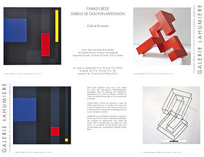 Calculs & Visions - Galerie Lahumière, Paris - 2016