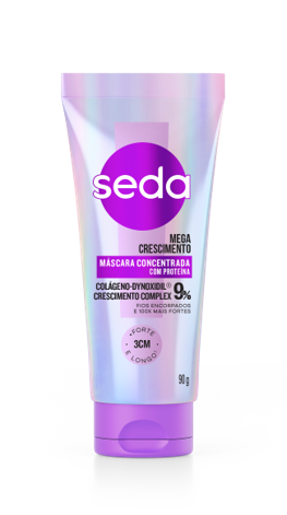 Máscara Concentrada com Proteína Seda Mega Crescimento