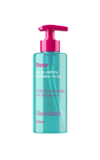 Gel De Limpeza Profunda Facial Ricca 300ml
