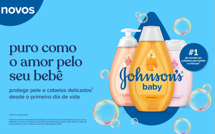 JOHNSON’S® BABY APRESENTA NOVA FASE COM EMBALAGENS REDESENHADAS, FÓRMULAS APRIMORADAS E NOVO MASCOTE