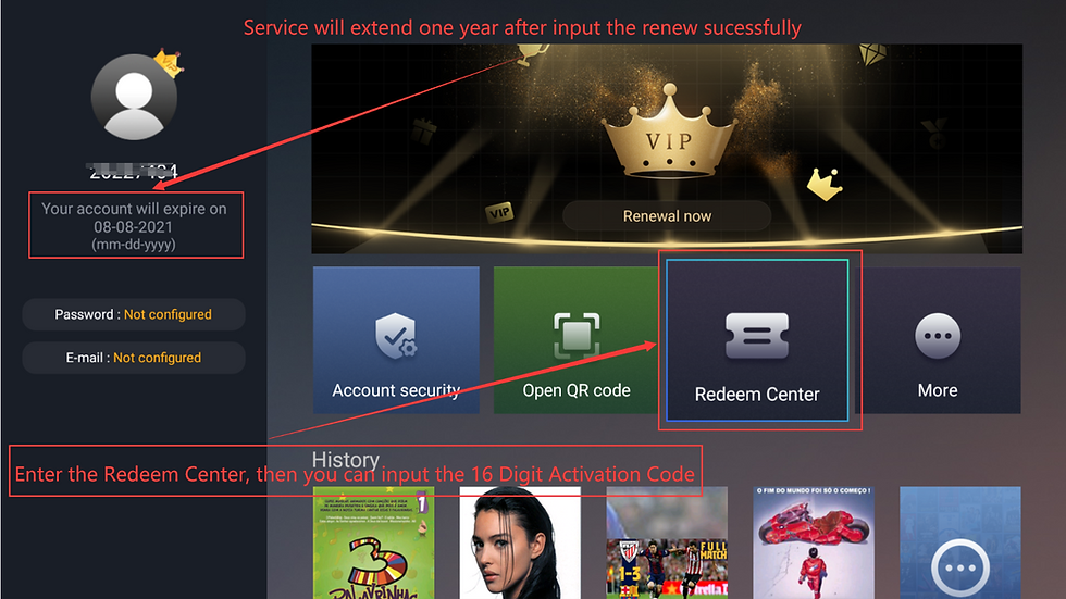 Thumbnail: Código Digital de 16 dígitos para Renovação App Brasil TV