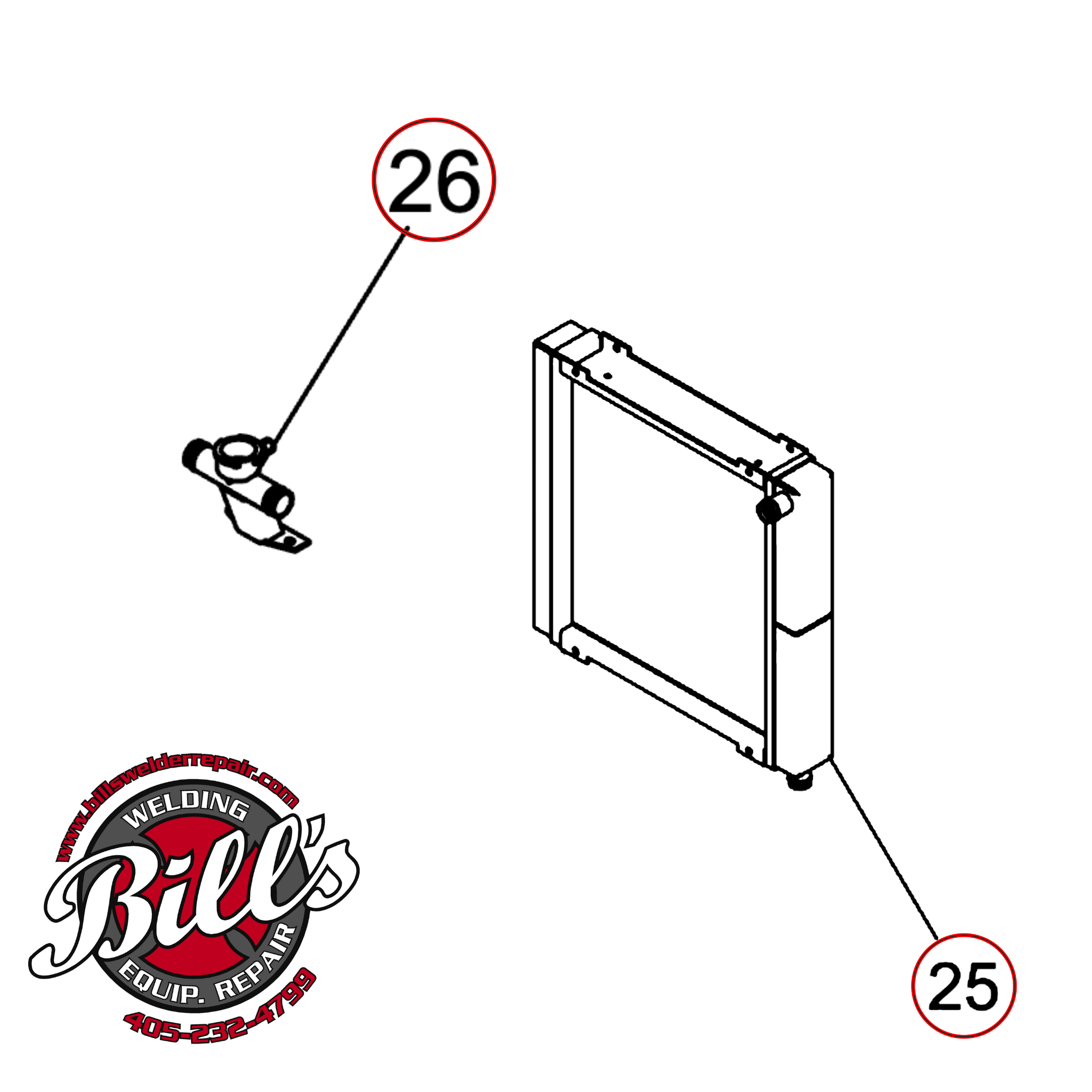 MIL270557 - Miller® Radiator Assembly