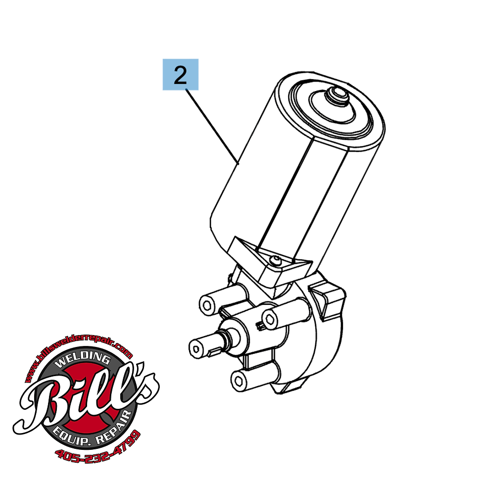 MIL283174 - Miller® Wire Drive Motor w/ Lead Assemblies