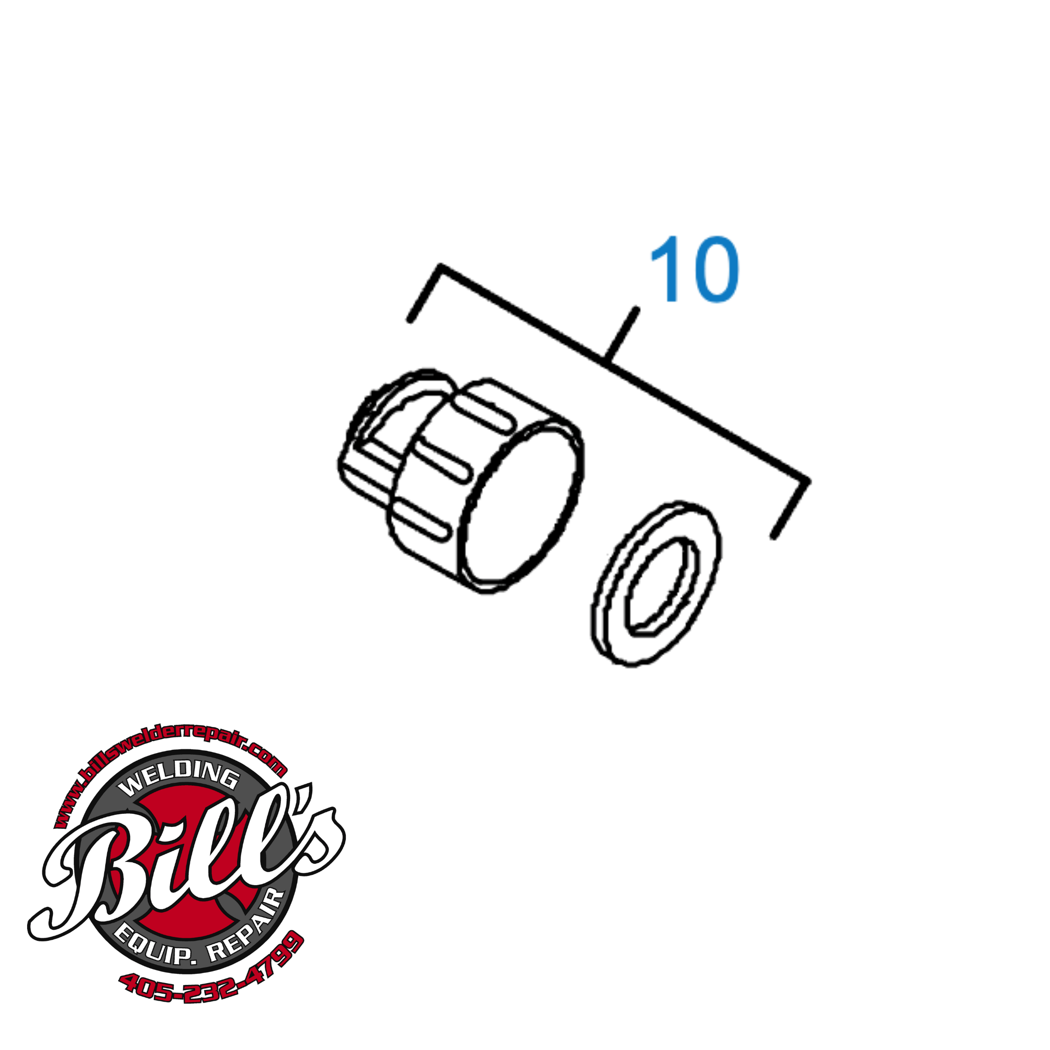 MIL039685 - Miller® Size 16 - 16S .562" Ms/Met Strain Relief Circuit Connector