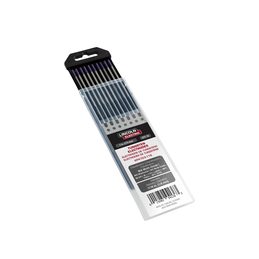 Lincoln® WX Multi-Oxide Premium Tungsten Electrode - 1/16" x7"