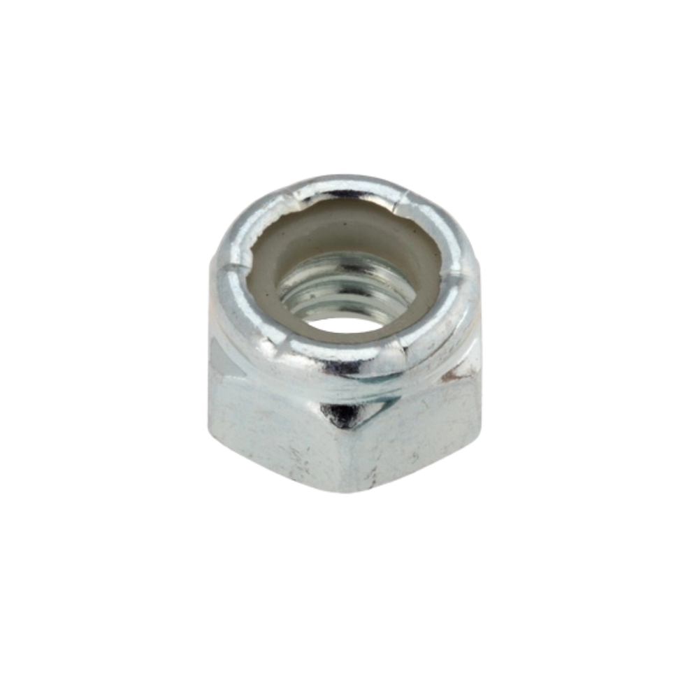 MIL204608 - Miller® 312-18 .50" X .340" Steel Plated Elastic Stop Hex Nut