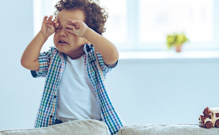Toddler crying