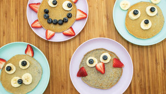 Blue corn cakes