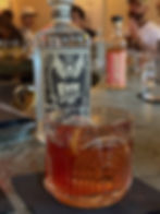Mistress of the Dark Negroni featuring As Above, So Below Distillery spirits.