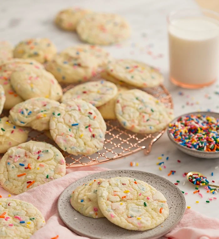 Funfetti Cake Mix Cookies