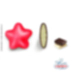 _ Κουφέτα Cioco Stars Κόκκινα Περλέ