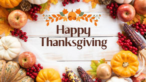 Happy Thanksgiving, Reminders for Food Bank, Fish Lead-Free, Cottage Closing & Fire Smart Tips for Fall