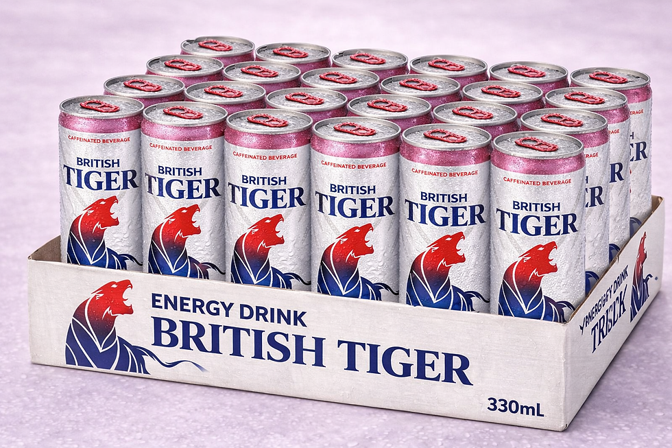 British Tiger 330 ml TRAY