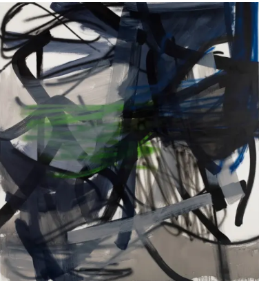 Liliane Tomasko A Dream of: Layered Vision, 2018 Acrylic and acrylic spray on linen 82 x 76 inches