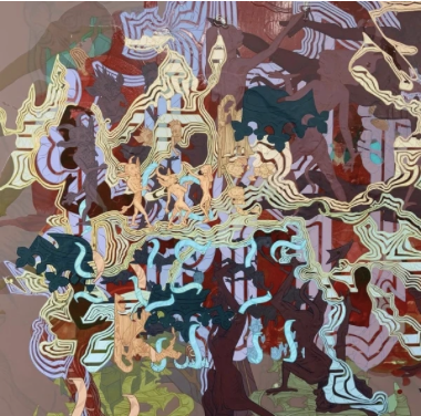 Linnéa Gabriella Spransy Ars Moriendi; Pride, 2021 Acrylic on canvas 48 x 48 inches