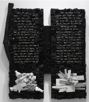 Leonardo Drew 1961 - Number 243, 2020 Wood and paint 67 x 56 x 10 inches