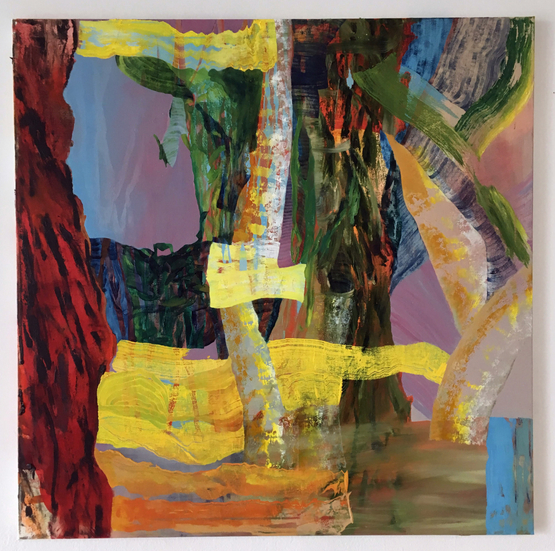 Christine Turner 1990 - steadily adding its subtractions, 2019 Oil on canvas 36 x 36 inches