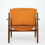 Thumbnail: Finn Juhl Cognac Leather and Teak Lounge Chair model FD 136