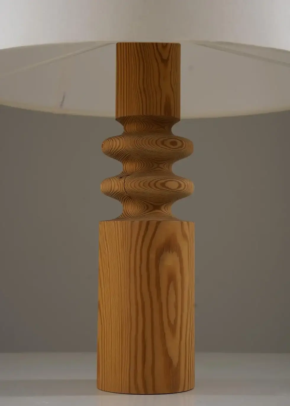 Thumbnail: Swedish Pine Table Lamp by Luxus, 1970s