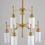Thumbnail: Swedish Chandeliers in Brass and Glass by Holger Johansson
