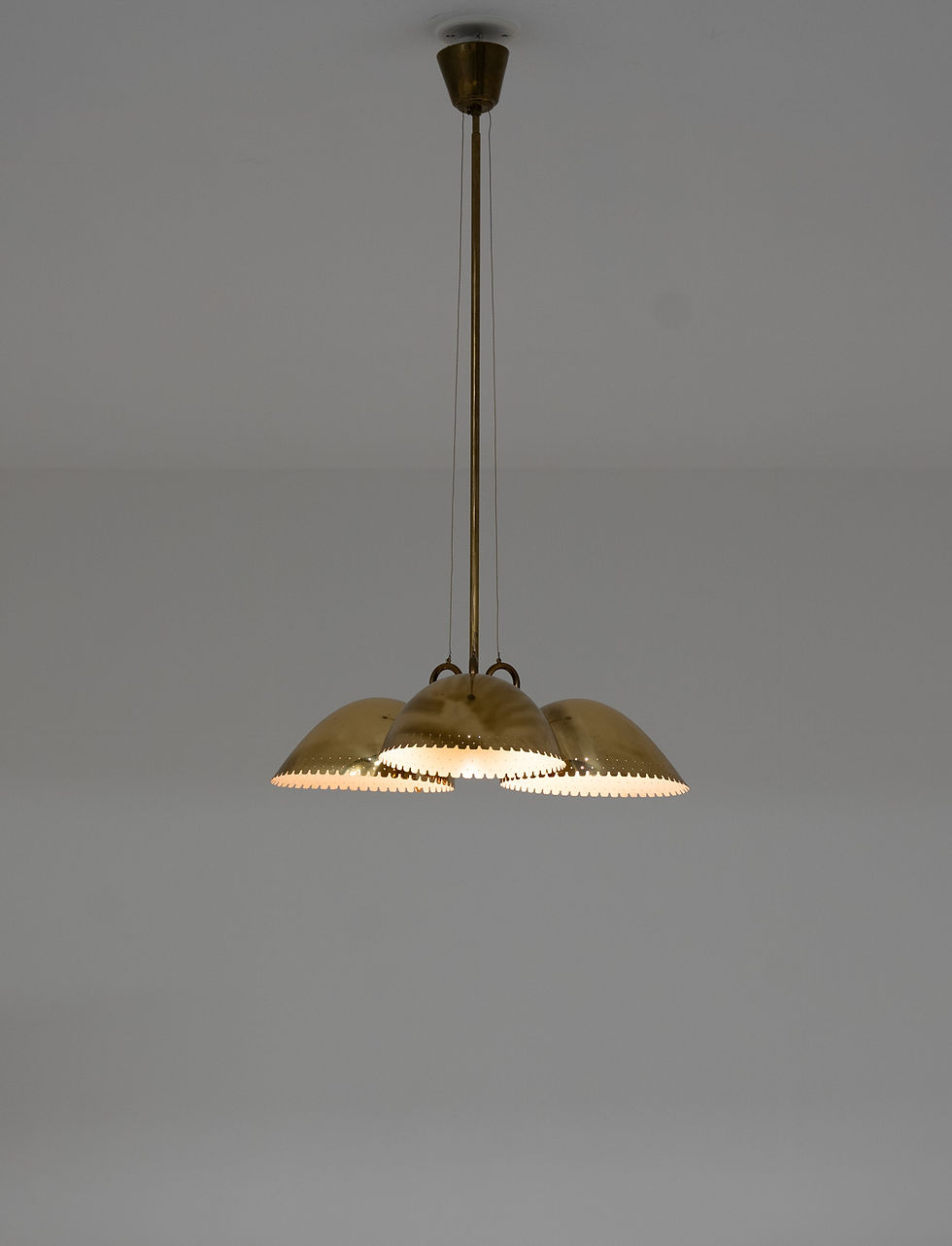 Thumbnail: Swedish Modern Pendant by Harald Notini for Böhlmarks, Model 11894