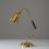 Thumbnail: Swedish Modern Table Lamp in Brass by Bergboms