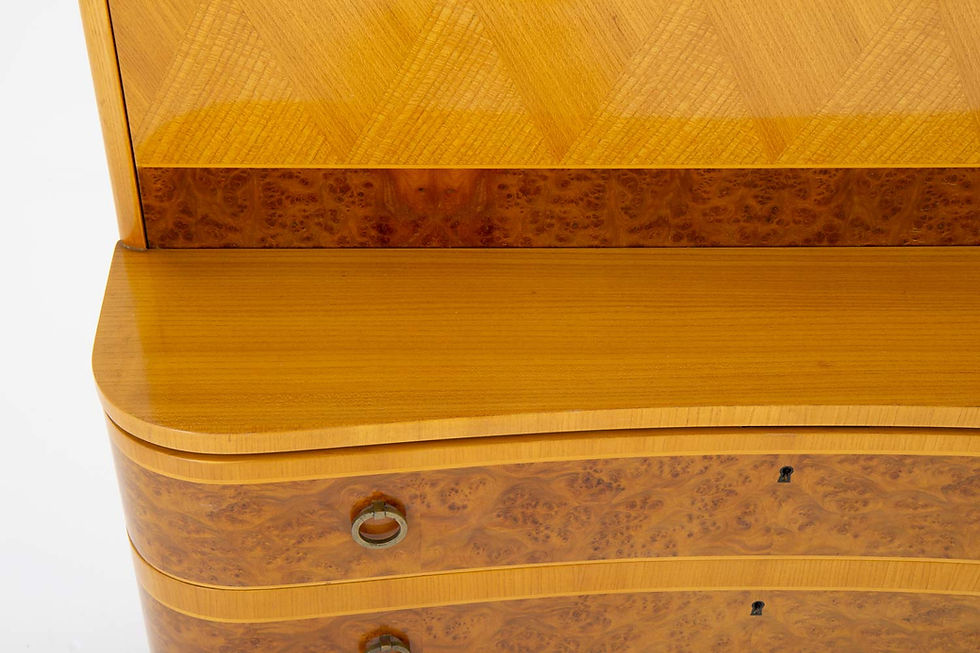 Thumbnail: Swedish Modern Bureau by Åby Möbelfabrik, 1940s